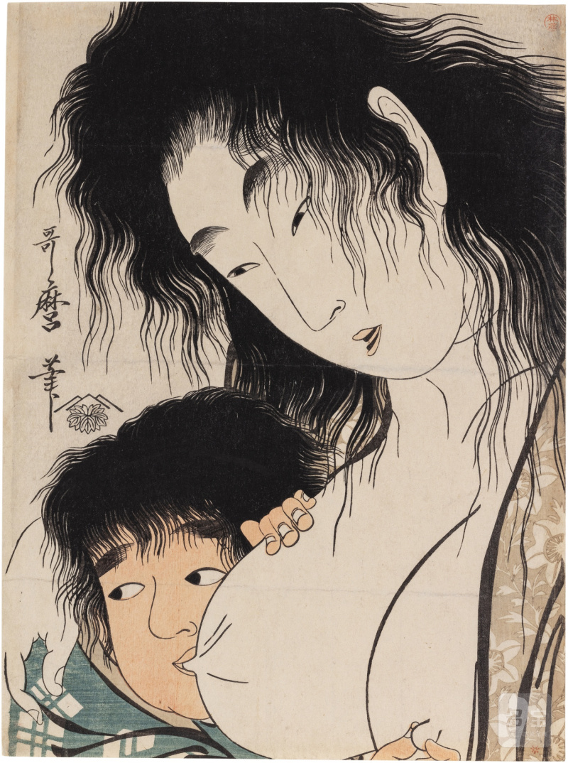 Kitagawa Utamaro (1754-1806) | Yamauba and Kintaro | Edo period, 19th century